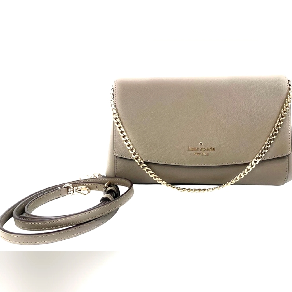 NWT Kate Spade Laurel Greer Xbody Color: thunder cloud brown